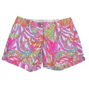 Lilly Pulitzer Callahan Shorts - Scuba to Cuba - Size 00